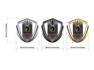 Renault Emblem Silikon Abzeichen Tuning Stil Glänzend Top